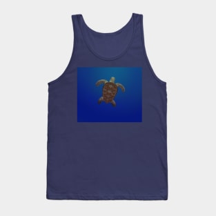 Drawn Sea Turtle Tank Top